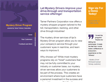 Tablet Screenshot of mysterydriver.com